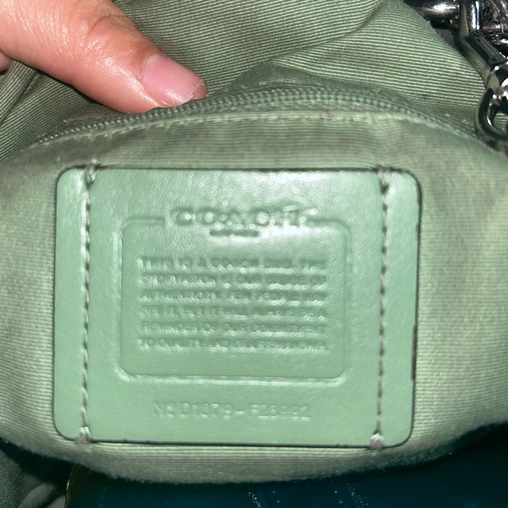Coach Small Lexy Shoulder Bag Green
